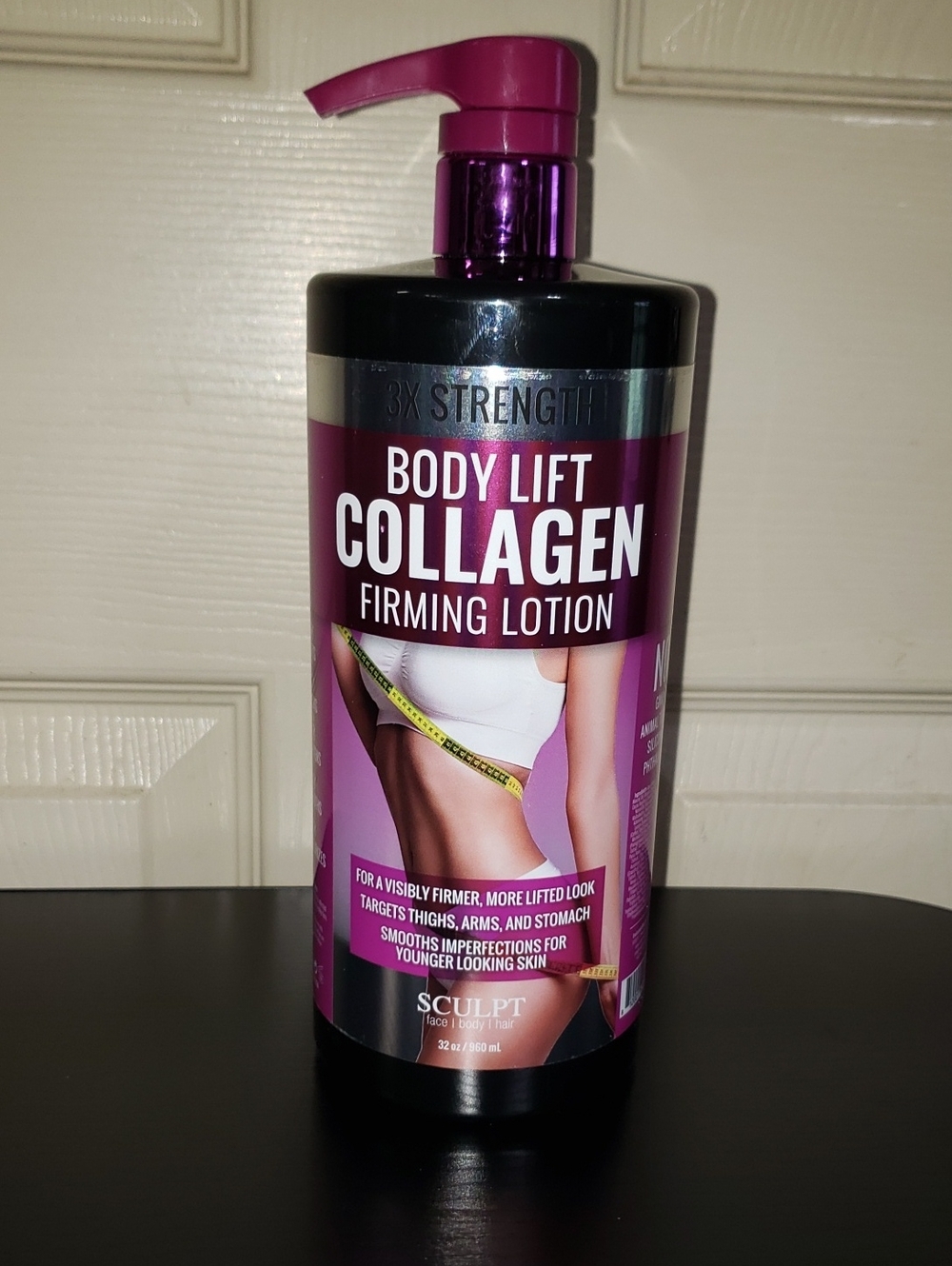SCULPT Body Lift Collagen Firming Lotion - 32 oz (Magenta Pump)